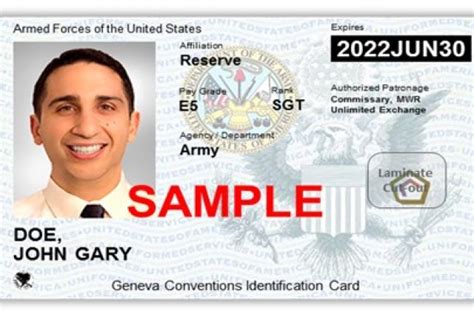 Next Generation Uniformed Services ID Card